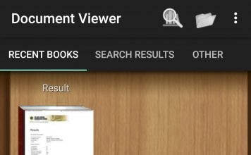 Document viewer android app for opening oxps files