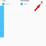 delete blacklisted number on tecno