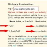 CNAME records on blogger domain blog