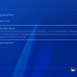 Enter rest mode option on PS4