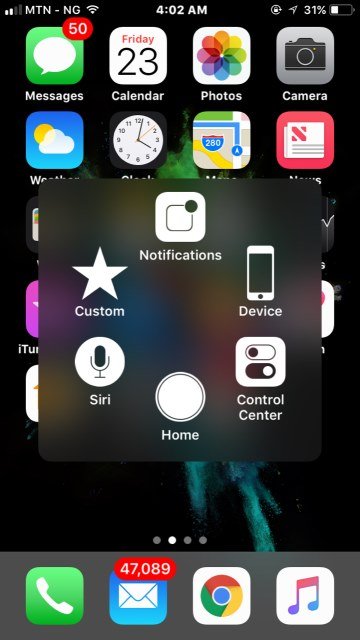 Assistive Touch iPhone trick