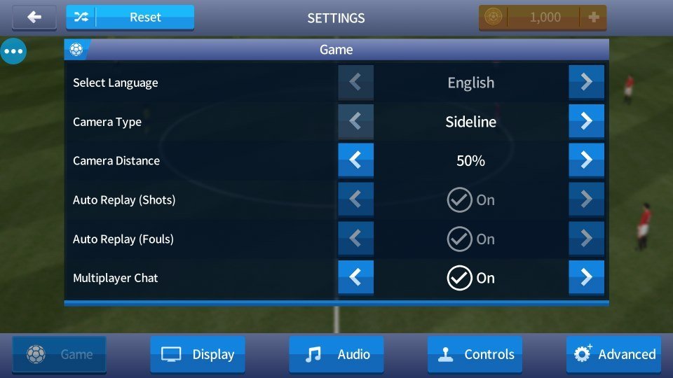 Dream league 2017 soccer settings