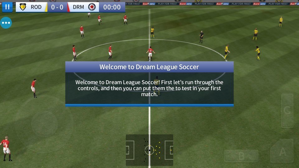 Game instructions in dream league 2017 soccer