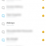 Snapchat chat list menu