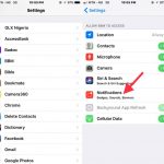 disable specific apps notificatios on iPhone on iOS 11