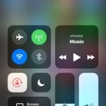 iOS 11 control panel
