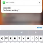 quickly reply messages from the notification tray