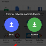 Connect Android to Xender for iPhone