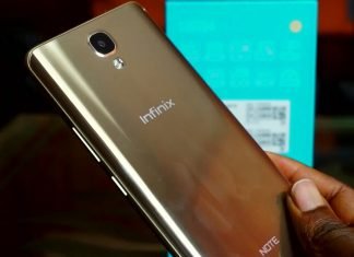 Infinix note 4 android smartphone