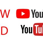 New Youtube logo compared to the old