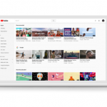 New Youtube design layout on desktop