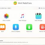 iPhone connected to WinX MediaTrans