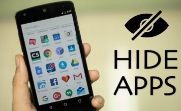 how to hide and unhide apps and files on infinix android phones