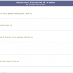 search tv shows via alphabets on o2tvseries