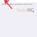 tap on the WhatsApp status update you want to delete