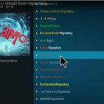 click blamo repo to install kodi addons