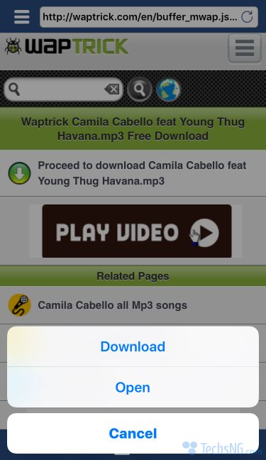 download havana by camila Cabello to iPhone