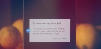 screen overlay detected error on android solved