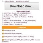 HDMP4Mania category for movie downloads, TV shows and WWE Wresting shows