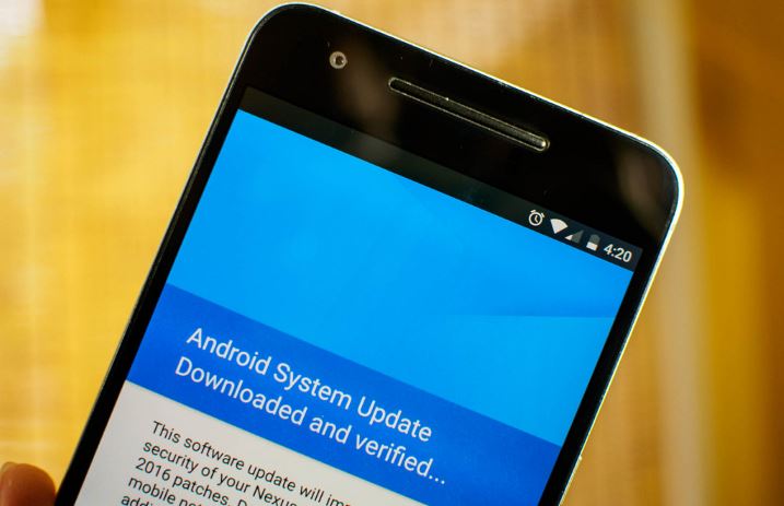 android software update to fix WiFi authentication problem