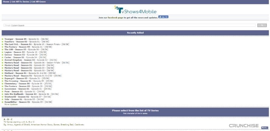 Tvshows4mobile Download Latest Tv Series On Tvshow4mobile Com