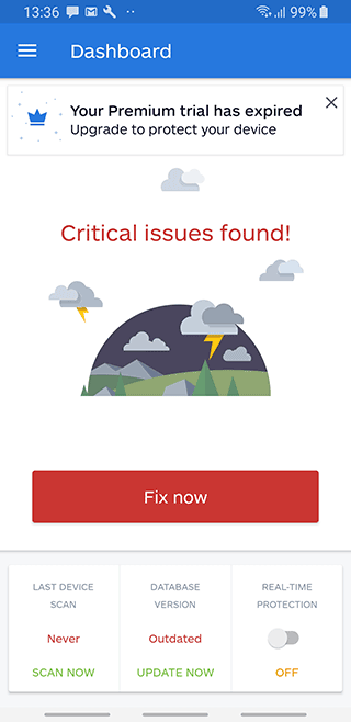 critical issues found